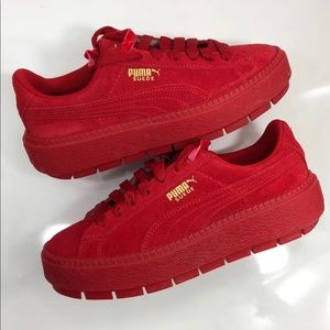 Women’s puma Fenty Rihanna Cleated Creepers Red
